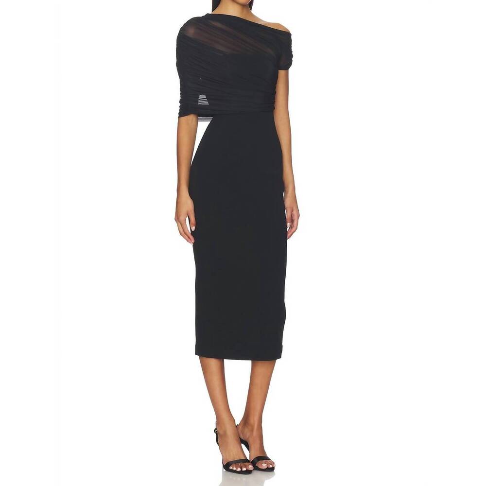 NEW SER.O.YA selma midi dress in black - Picture 3 of 3